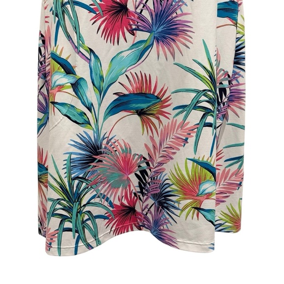 Tommy Bahama Floral Swim Dress Size M UPF 50 Fronds Ferdinan Off-The-Shoulder - Picture 3 of 9